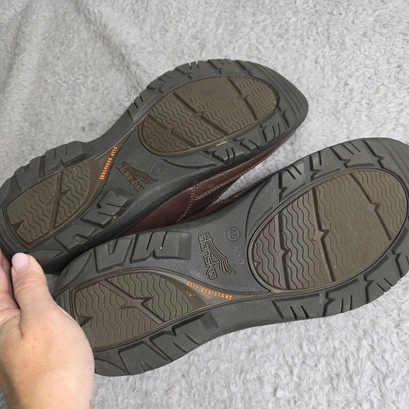 Dansko Slip On Loafers Brown Leather Work Shoes Mens EU 46 US‎ 12.5-13 EXC main image 5